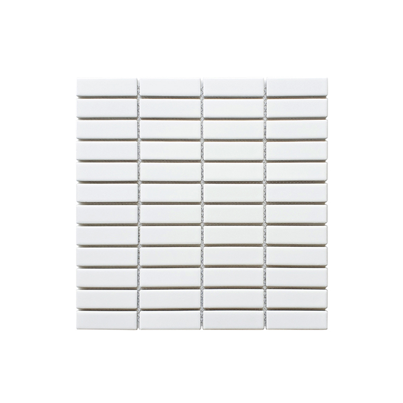 MOZZA TILE Row Glossy White 21.5x71.5mm (298x294mm)